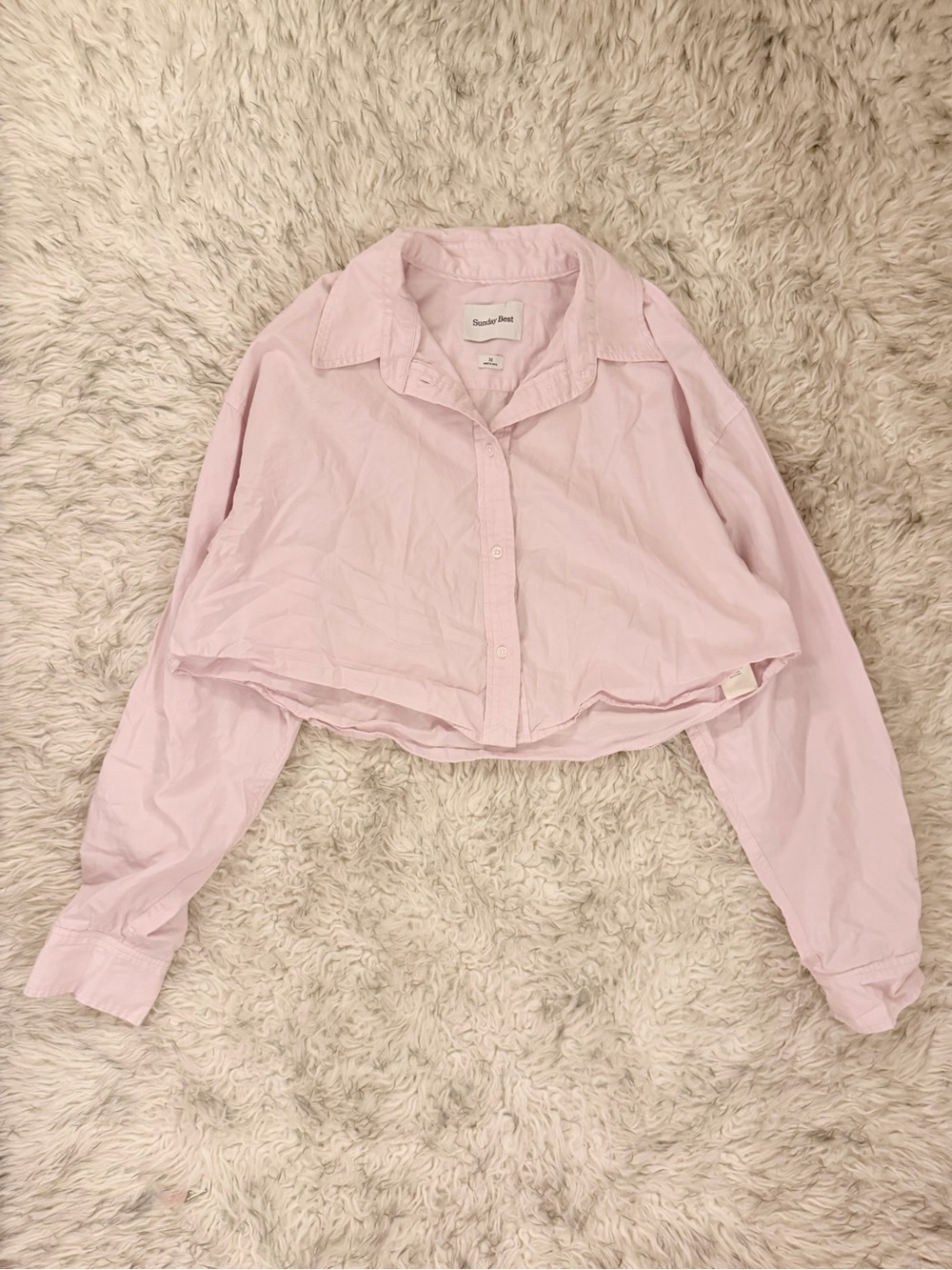 Sunday Best Poppy Poplin Shirt - Lilac Bloom